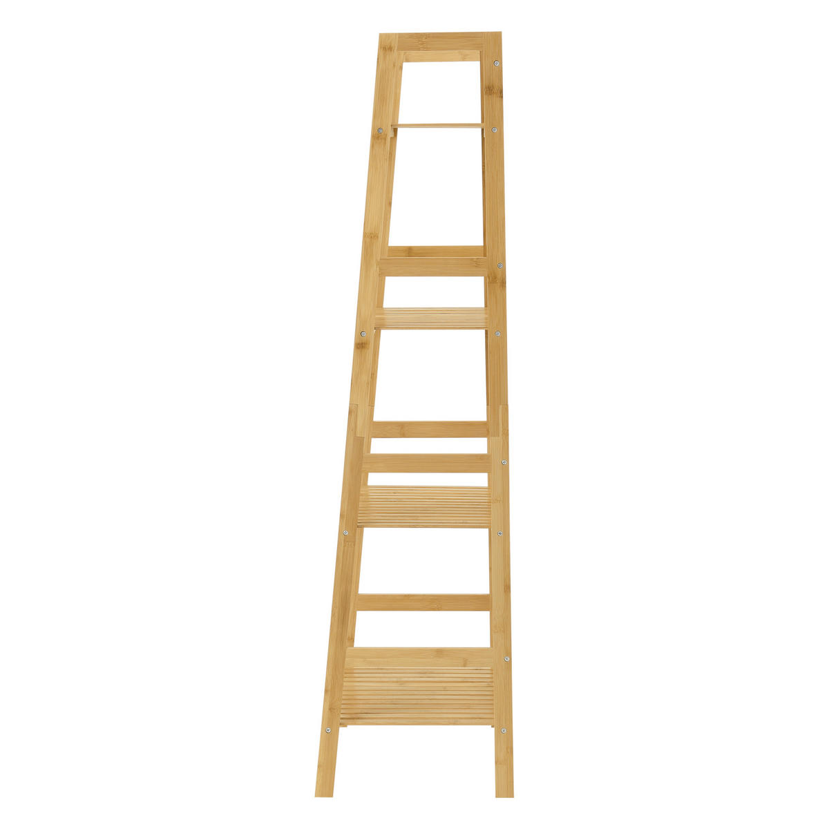 LEITERREGAL Vinje - Naturfarben, Holz (48/123/32cm) - [en.casa]