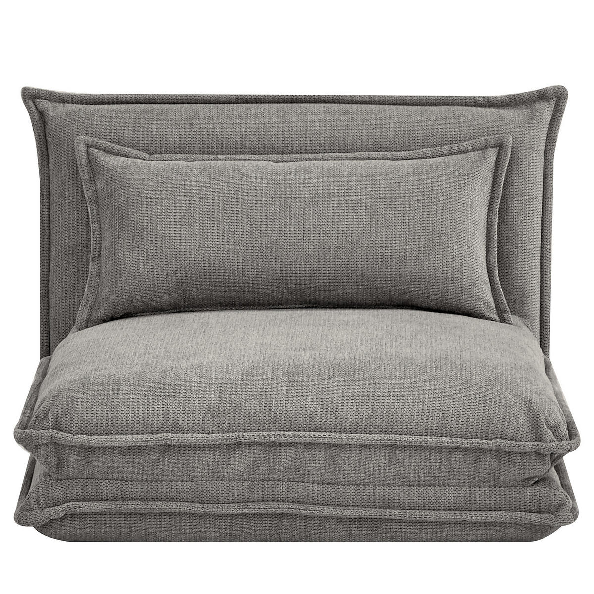 SCHLAFSESSEL - Grau, Textil/Metall (86/59/67cm) - home24