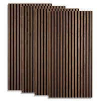 AKUSTIKPANEEL 60/120 cm 4 er-Set Braun - Braun, Holz (60/120/2cm) - Homestyle4u