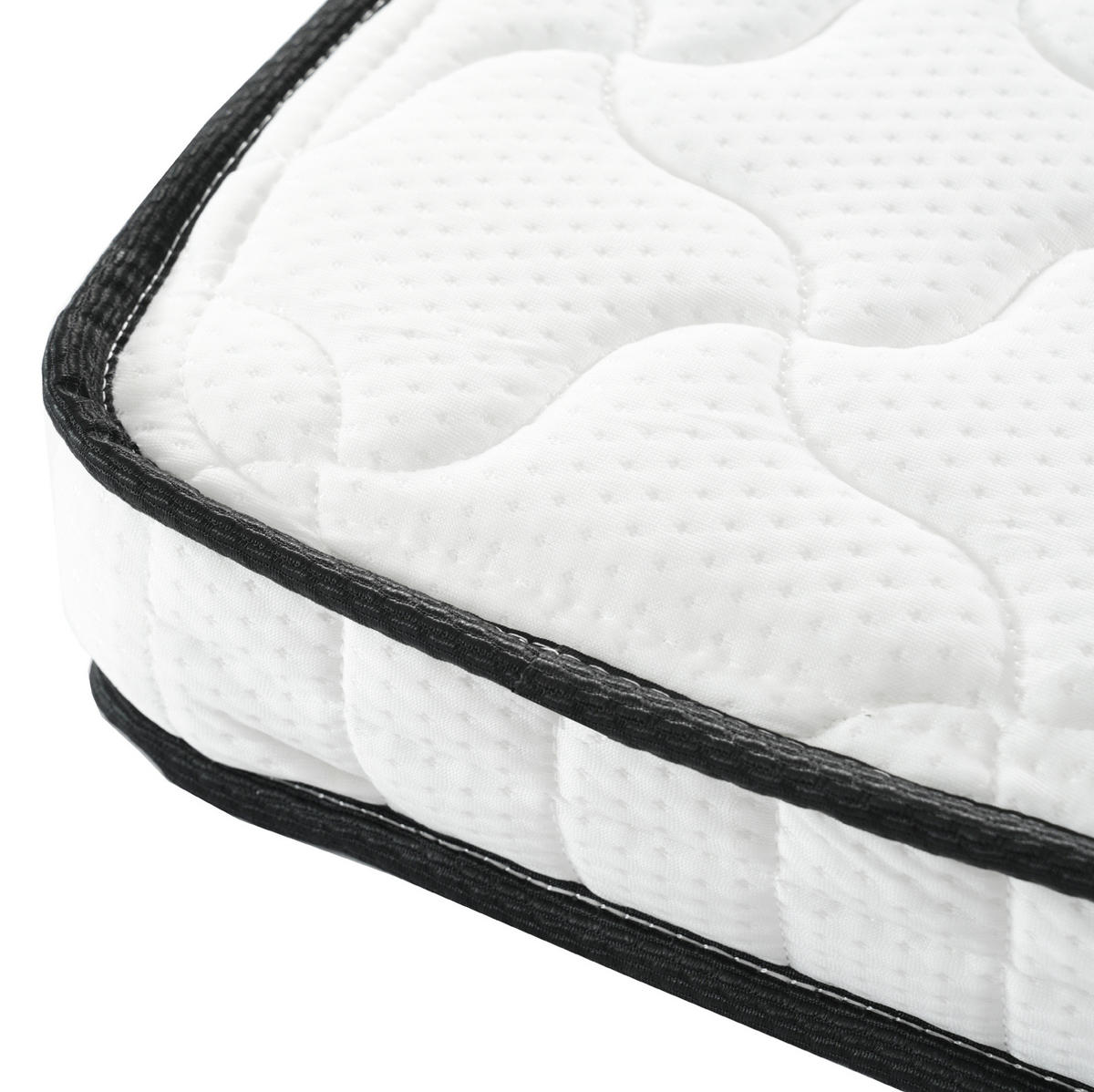 HOCHBETT 90/200 cm weiß mit Leiter und Schubladen aus Massivholz mit Matratze - Weiß, Holzwerkstoff (90/200cm) - OKWISH