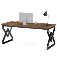 SCHREIBTISCH 160 cm Rustikales Braun - Braun, Holzwerkstoff (70/160/75cm)