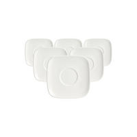 ESPRESSOUNTERTASSEN Arena weiß ø 12 cm 6er Set - Weiß, Keramik (12cm) - Ritzenhoff Breker