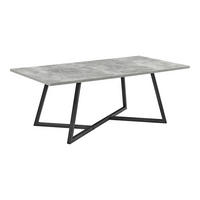 KONZOLOVÝ STOLEK Mosta 120/60/45 cm - světle šedá, kompozitní dřevo (60/120/45cm) - [en.casa]