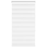 DOPPELROLLO 90/150 cm Stoffbreite 85,9 cm aus Polyester Weiß - Weiß, Textil (90/150cm) - vidaXL