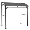 GRILLPAVILLON 215 x 150 x 220 cm - Dunkelgrau, Metall (150/220/215cm) - Outsunny