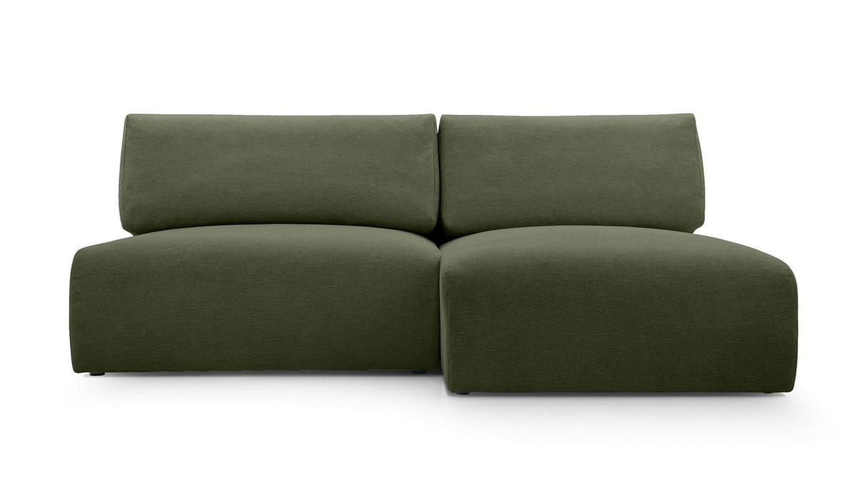 ECKSOFA mit Schlaffunktion Greste, Dunkelgrün - Dunkelgrün, Textil (150/223cm) - Meblito