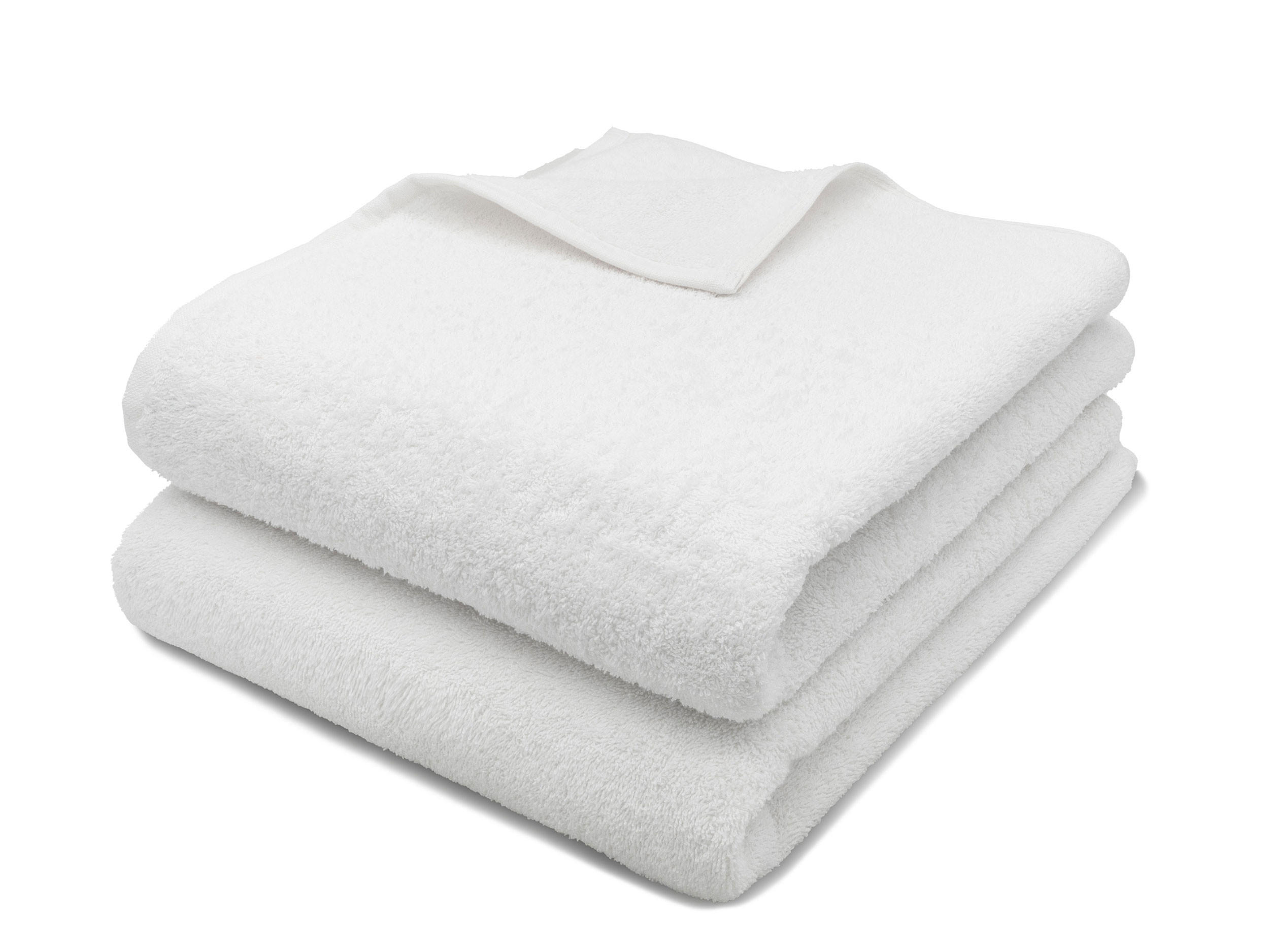 SAUNATUCH, 2er-Set, 70x180 cm, 100% Baumwolle - Weiß, Textil (70/180cm) - Zollner