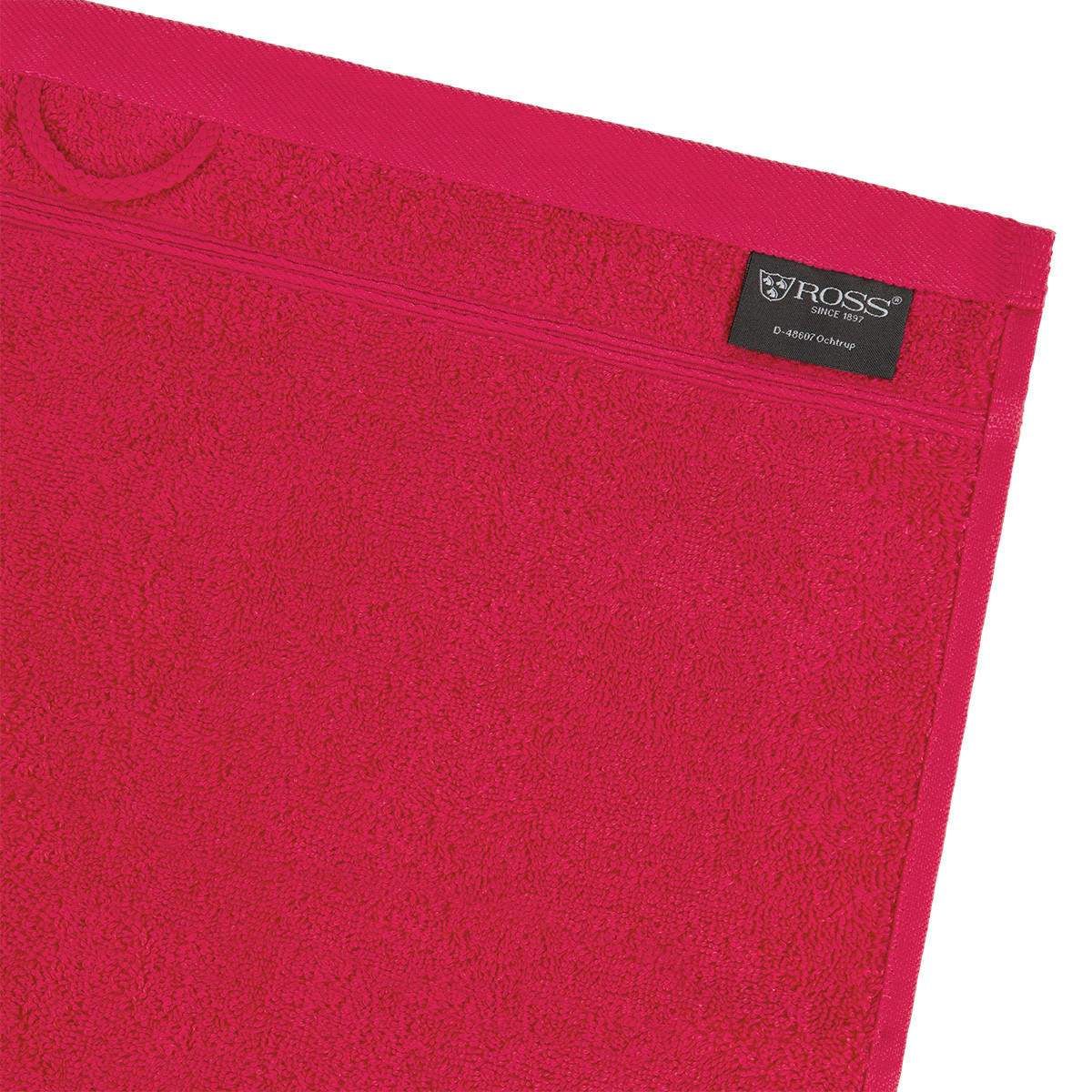HANDTUCH Rubin 4er-Set - Pink, Textil (50/100cm) - Ross