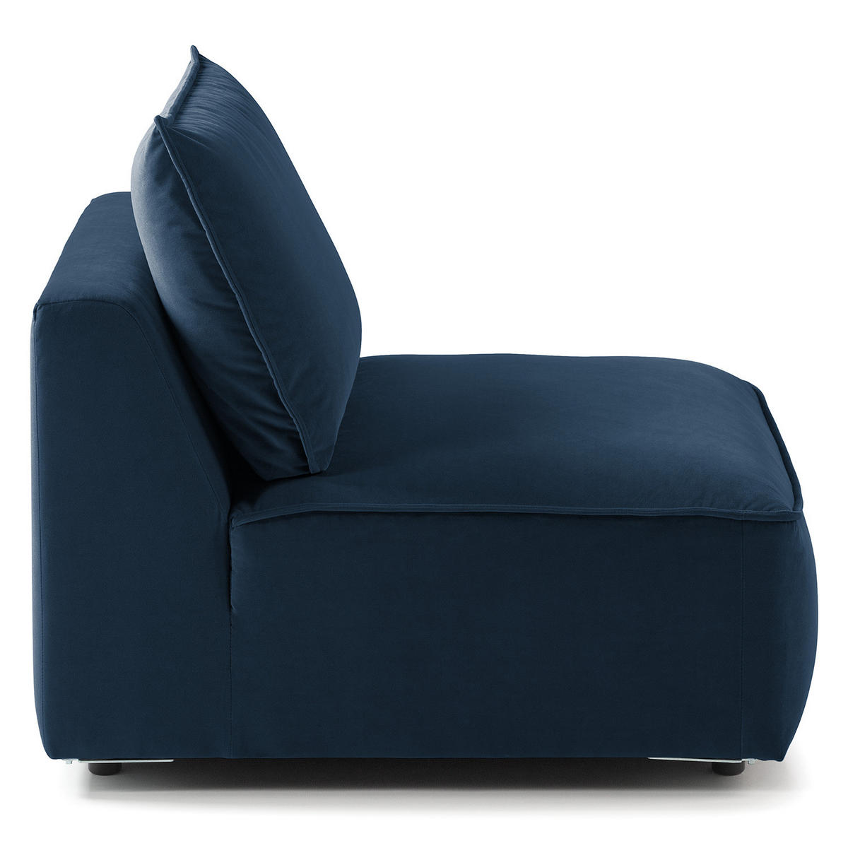 MODULSESSEL - Dunkelgrau, Holz/Textil (80/82/99cm) - home24