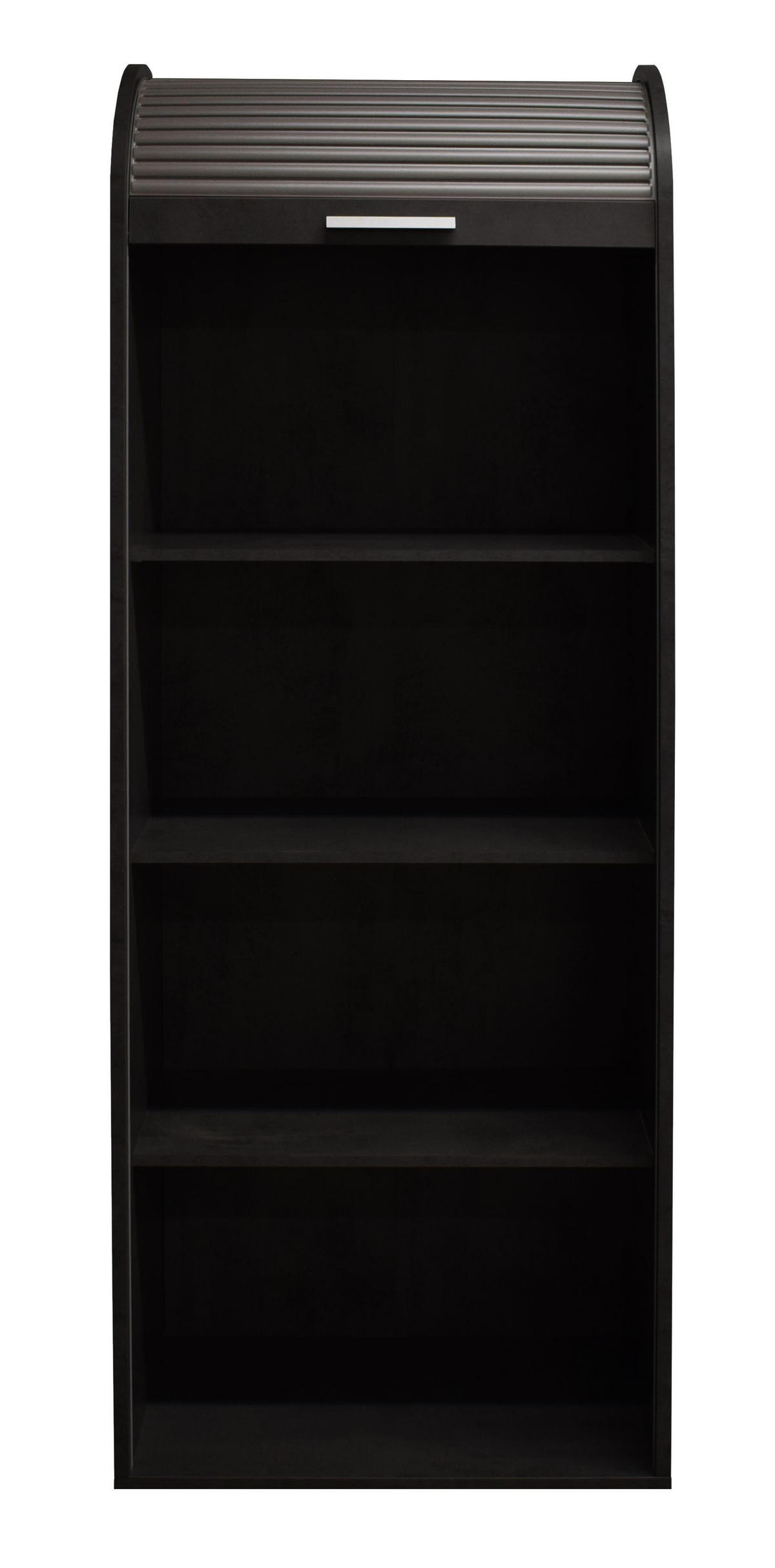 JALOUSIESCHRANK Eadith 69 x 44 x 192 Rollladenschrank Schwarzstahl/Graphit - Schwarz/Graphitfarben, Holz (69/192/44cm) - 58aufmkessel