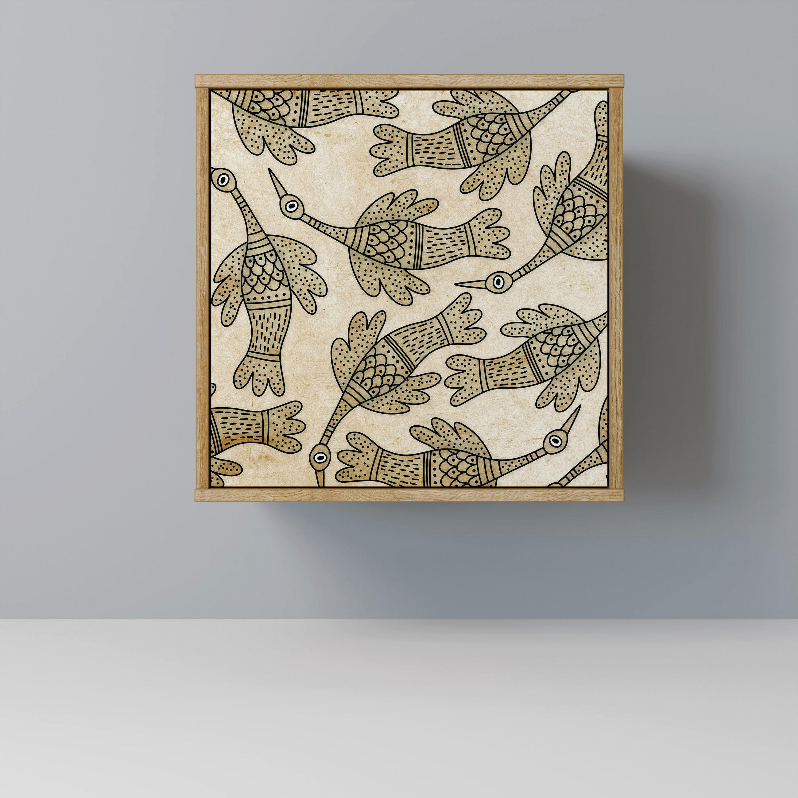 SpaceRebels Sideboard Eiche 57.5x57.5x42 cm