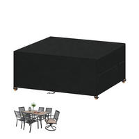 GARTENMÖBEL Abdeckung 150 x 100 x 75 cm Wasserdicht 420D Oxford - Schwarz, Textil (1/1/1cm)