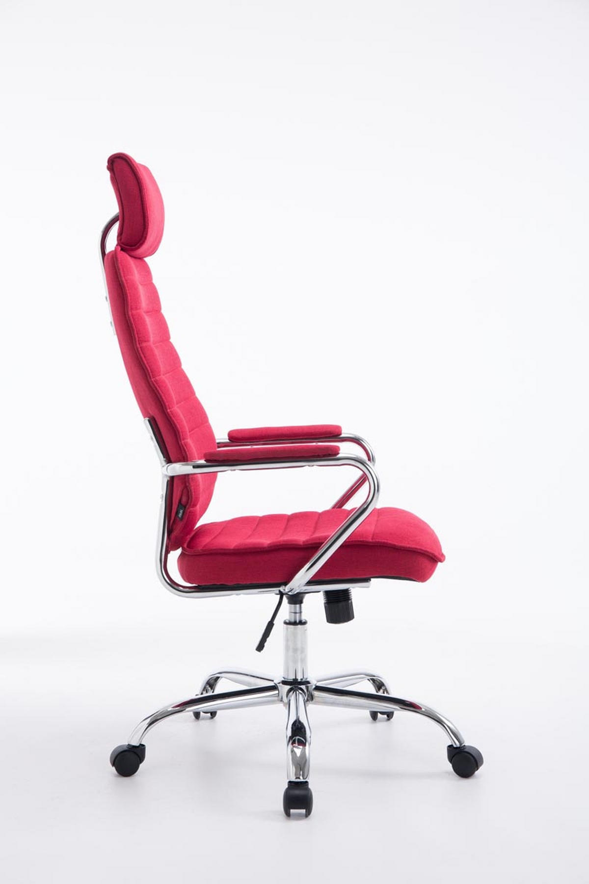 BÜROSTUHL Rocket Stoff Rot - Rot, Textil/Metall (60/128/67cm) - TPFLiving