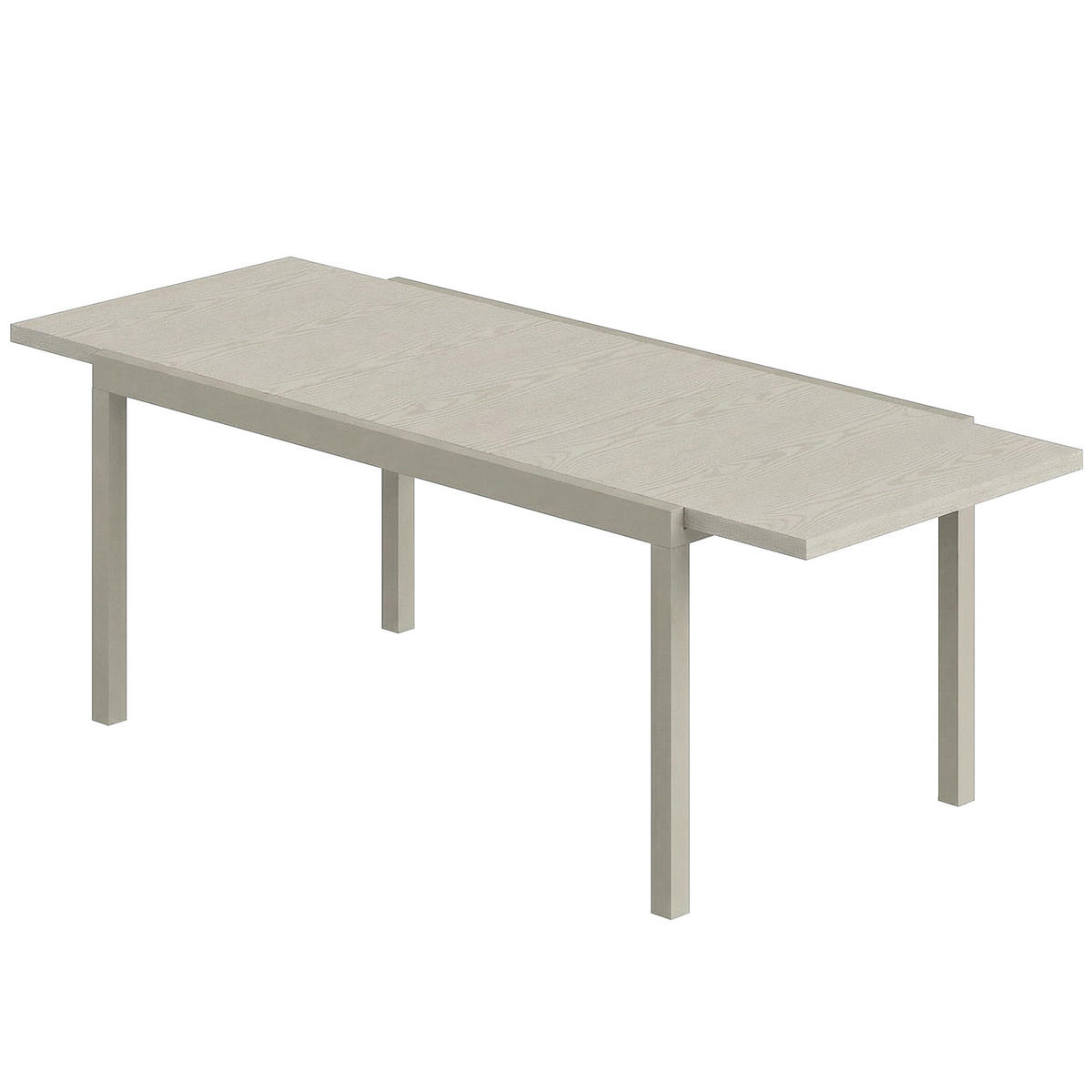 GARTENTISCH DE-07341 für 8-10 Personen mit Holzoptik Hellgrau - Hellgrau, Metall (214/85/75cm) - ComfortXL