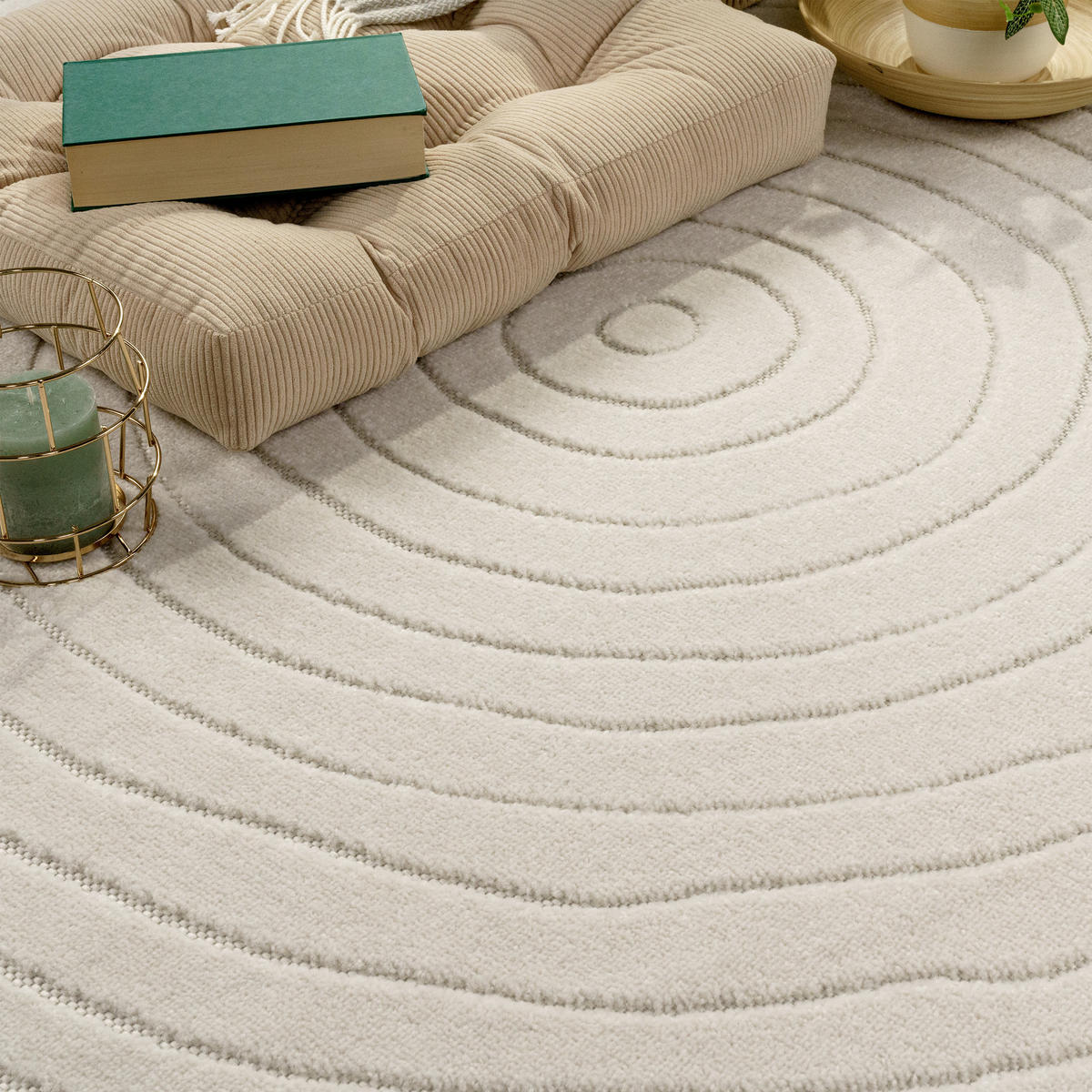 OUTDOORTEPPICH 200/200 cm Cotton 243 - Creme, Textil (200/200cm) - Paco Home