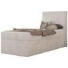 JUGENDBETT TILIO 90/200 - Beige - H3 - Rechts Seite - Beige, Textil (90/200cm) - MKS