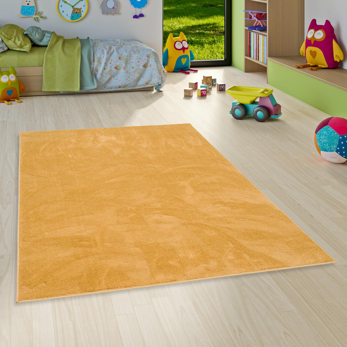 HOCHFLOR LANGFLOR TEPPICH SUPER SOFT MELIA KIDS - Goldfarben, Textil (200/290cm) - Pergamon