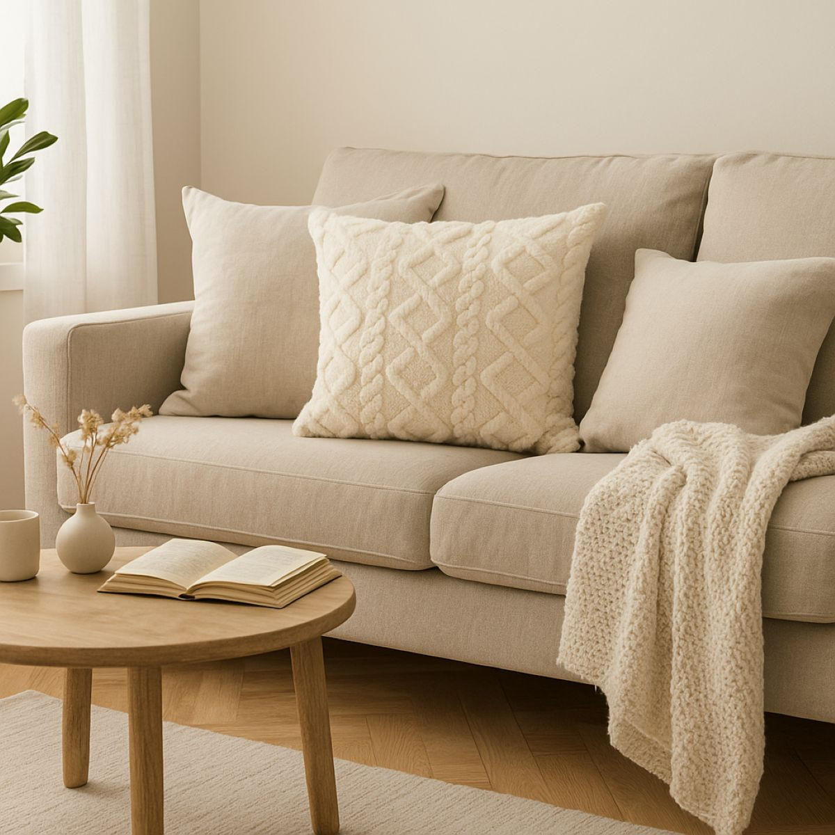 DEKOKISSEN 45/45 cm - Weiß, Textil (45/45cm) - Home Styling Collection