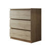 KOMMODE Malwa M3 - Sonoma Eiche, Holzwerkstoff (70/77/40cm) - MIRJAN24