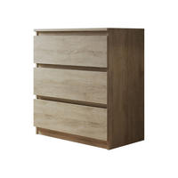 KOMMODE Malwa M3 - Sonoma Eiche, Holzwerkstoff (70/77/40cm) - MIRJAN24