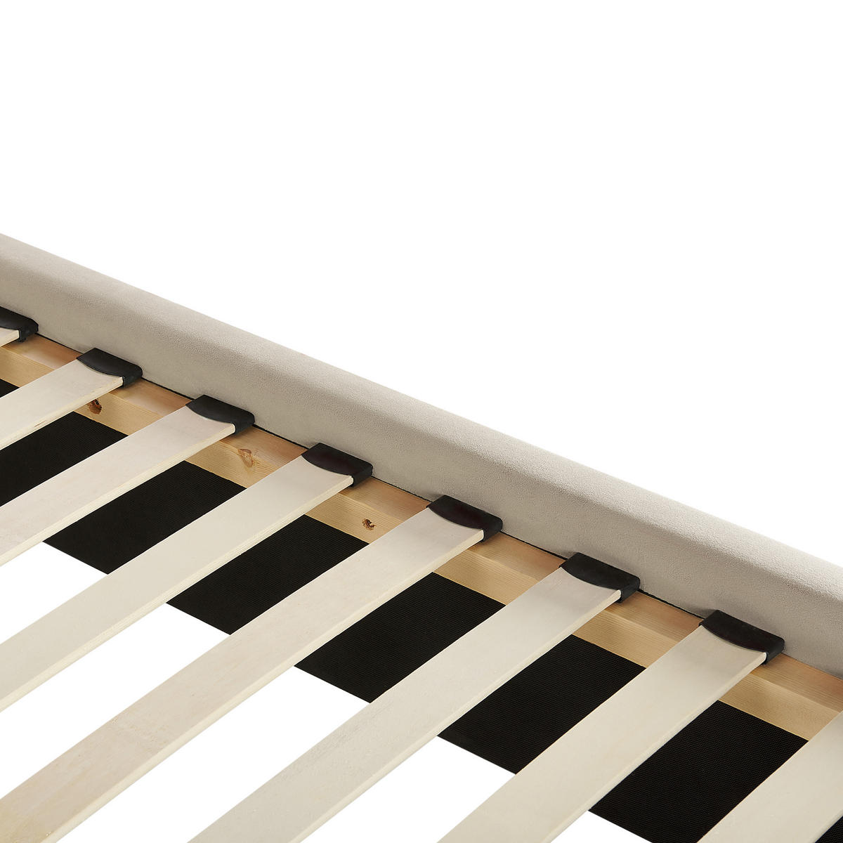 POLSTERBETT 140/200cm Beige Ayette - Beige, Textil (140/200cm) - Beliani