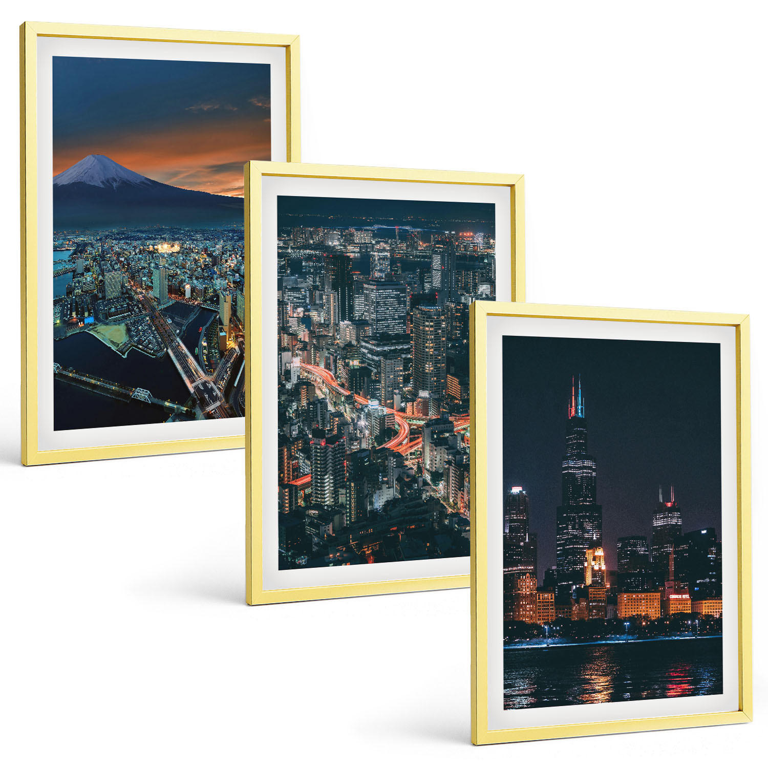 Tulup Bilder Gold 40x60 cm
