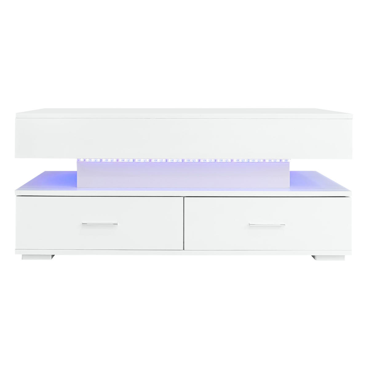 COUCHTISCH Weiß 100/50/44 cm - Weiß, Holzwerkstoff (100/50/44cm) - Urban Meuble