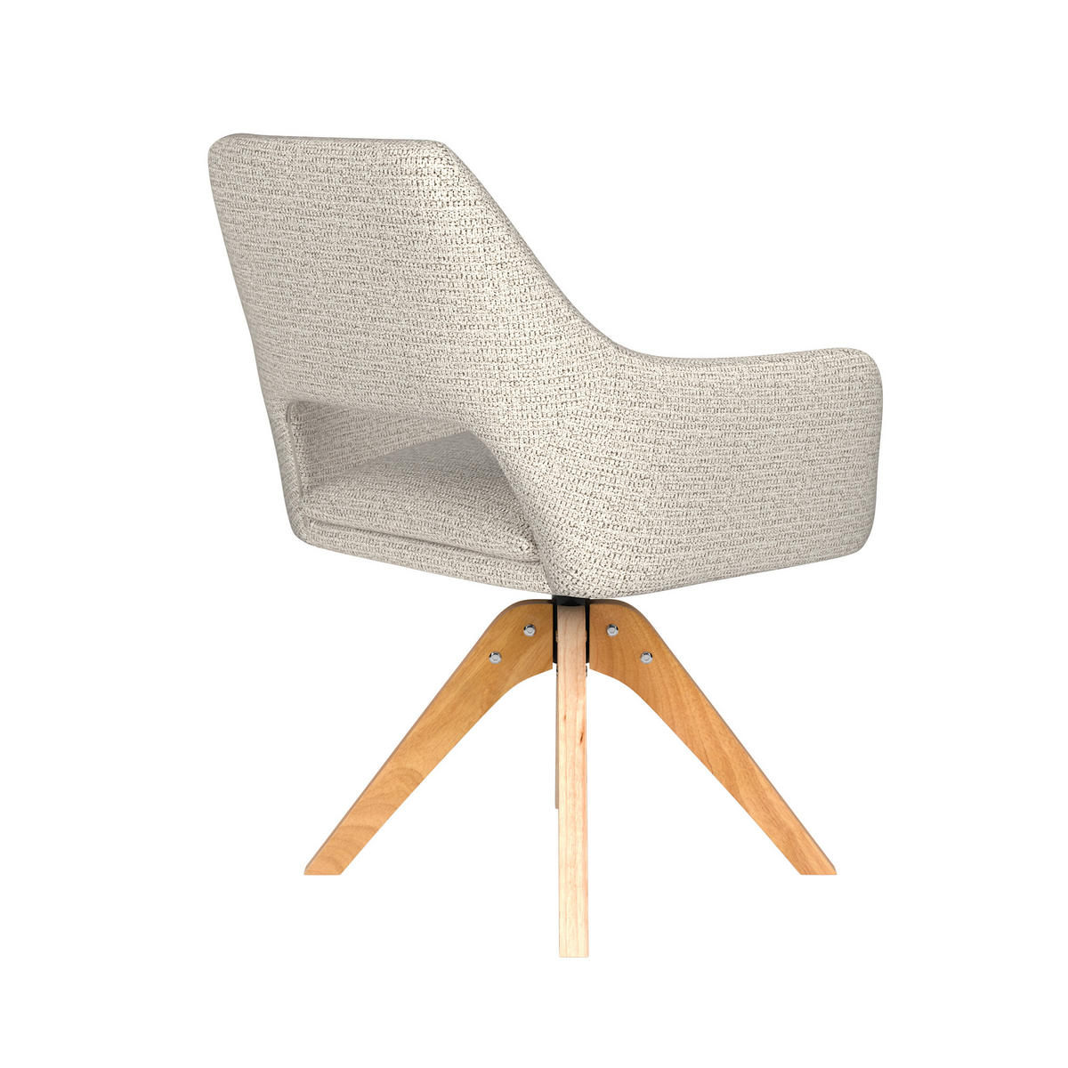 ESSZIMMERSTUHL Mos - Beige - 59/59/85 cm - Beige, Textil (59/85/59cm)