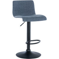 BARHOCKER Branford 84-104x39x36 cm blau - Blau, Metall (39/84/36cm) - furnicato