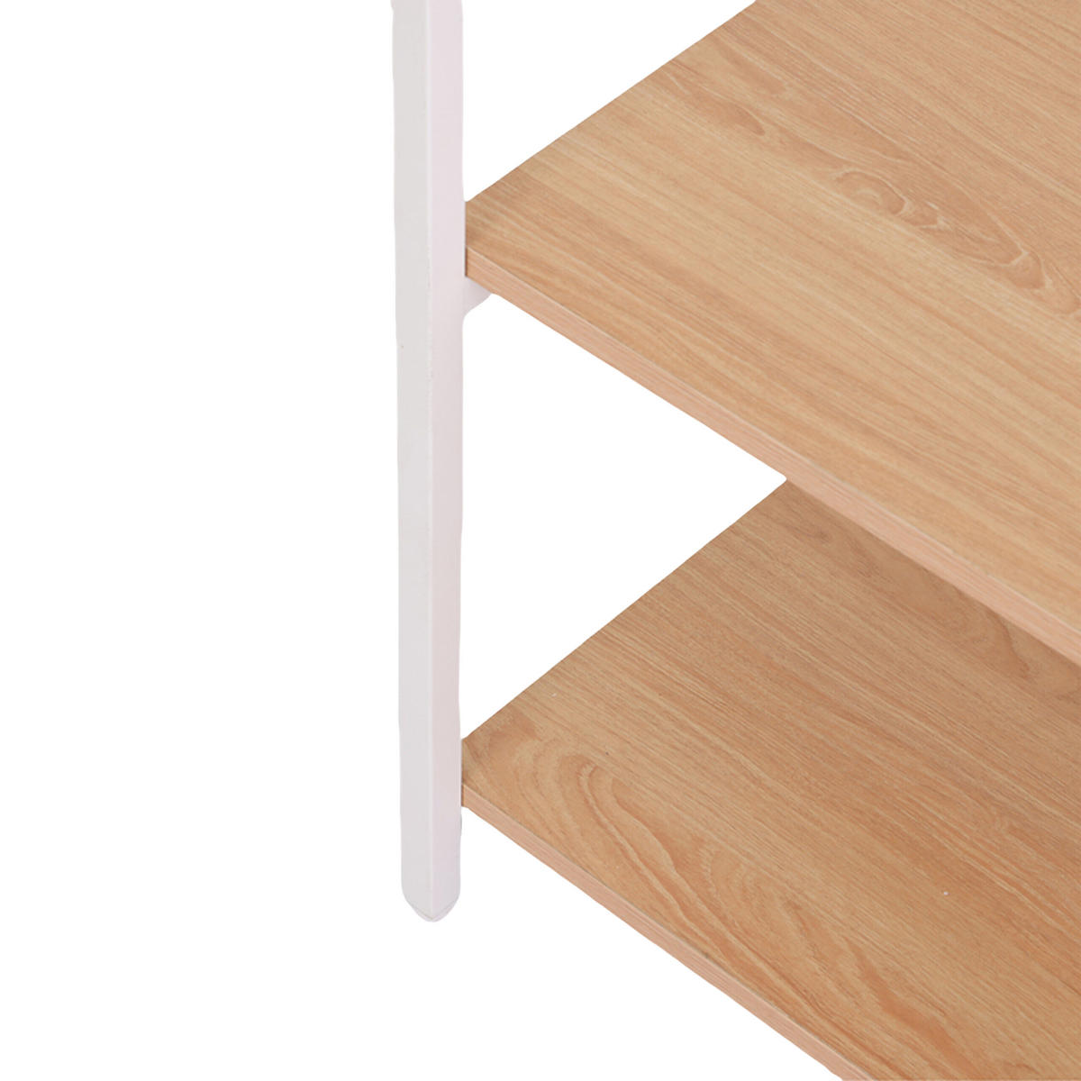 GARDEROBE - Weiß, Holzwerkstoff/Metall (141/180/40cm) - Relaxdays