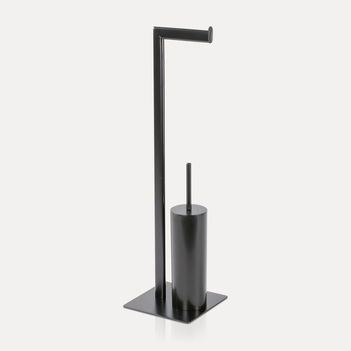 TOILETTENBÜRSTEN-/-PAPIERHALTER VELVET - Schwarz, Metall (20/71/20cm) - MÖVE