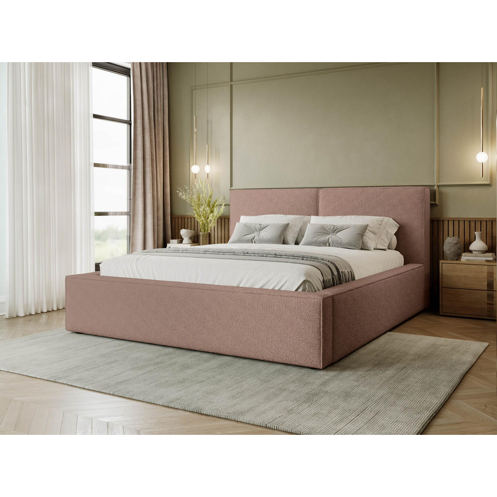 Thumbnail - Mirjan24 Polstrbett, Hellbraun, Textil, Rechteckig, 160x200 cm, Schlafzimmer, Betten, Polsterbetten