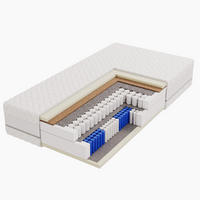 MATRATZE 100x200 Härtegrad H3 & H4 - 28 cm Taschenfederkernmatratze Bett Matratzen MINTA - Weiß, Kunststoff - ALTDECOR
