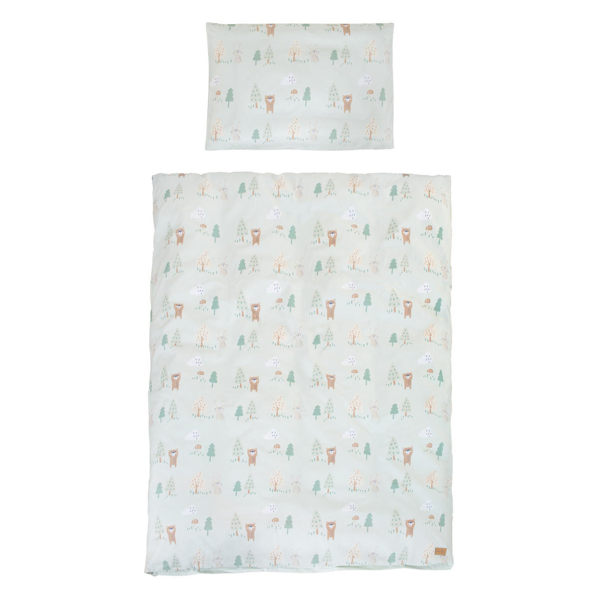 BABYBETTWÄSCHE Woodland Buddies - Weiß, Textil (100/135cm) - Roba