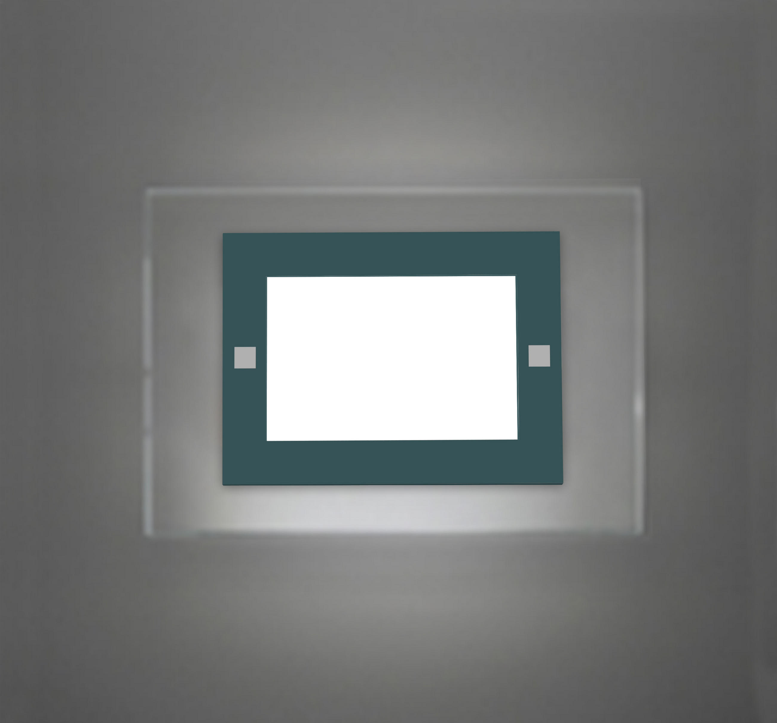 WANDLEUCHTE - Blau, Glas (35/25/6cm) - Lumicom