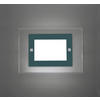 WANDLEUCHTE - Blau, Glas (35/25/6cm) - Lumicom