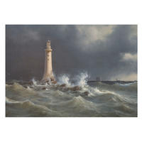 FOTOTAPETE 208x146 cm - Seestürme - Grau, Textil (208/146cm) - Wallfluent