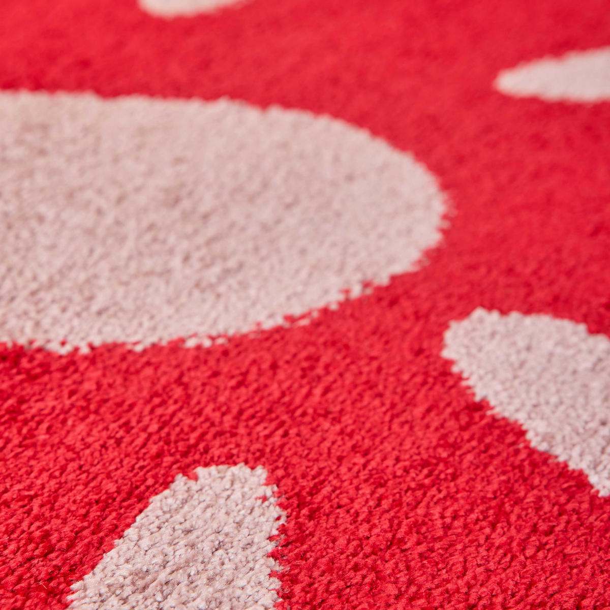 TEPPICH vintage blume rot Groovy 120x160 cm - Rot, Textil (120/160cm) - Nazar Rugs