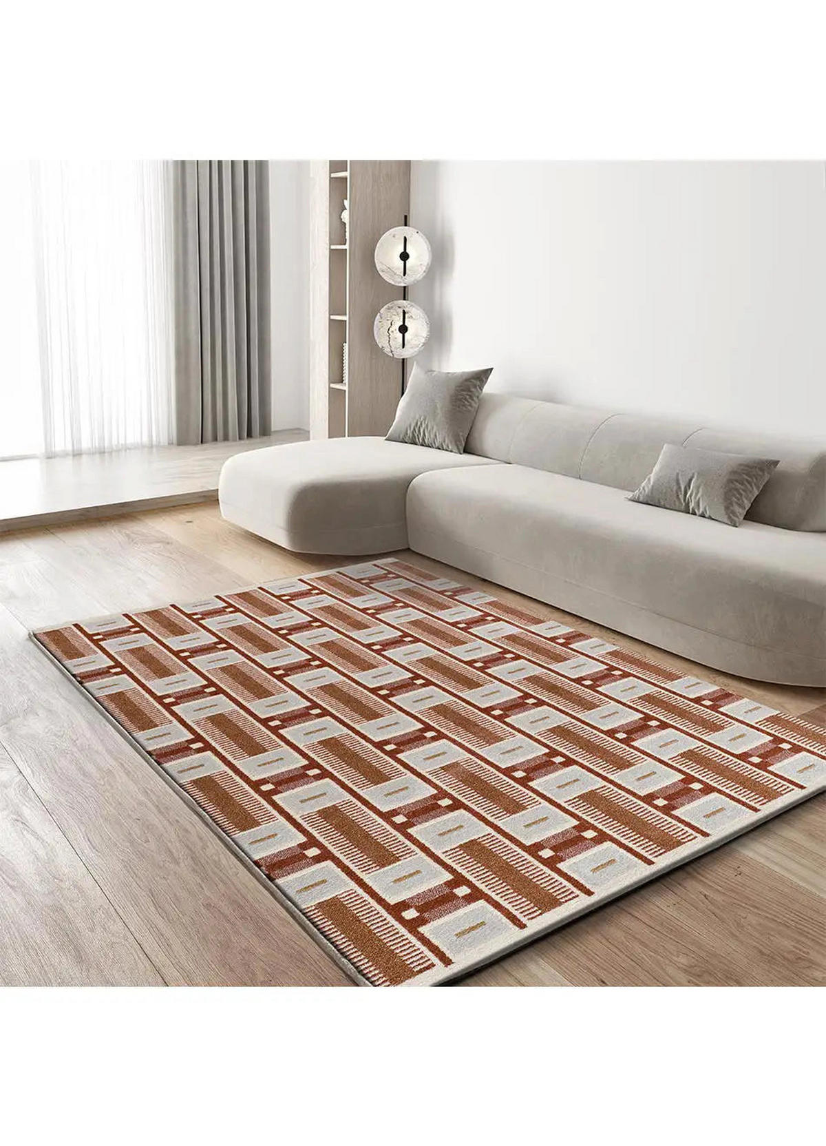 KURZFLORTEPPICH Kupfer Astra 160/230 cm - Kupferfarben, Naturmaterialien/Textil (160/230cm) - Atticgo