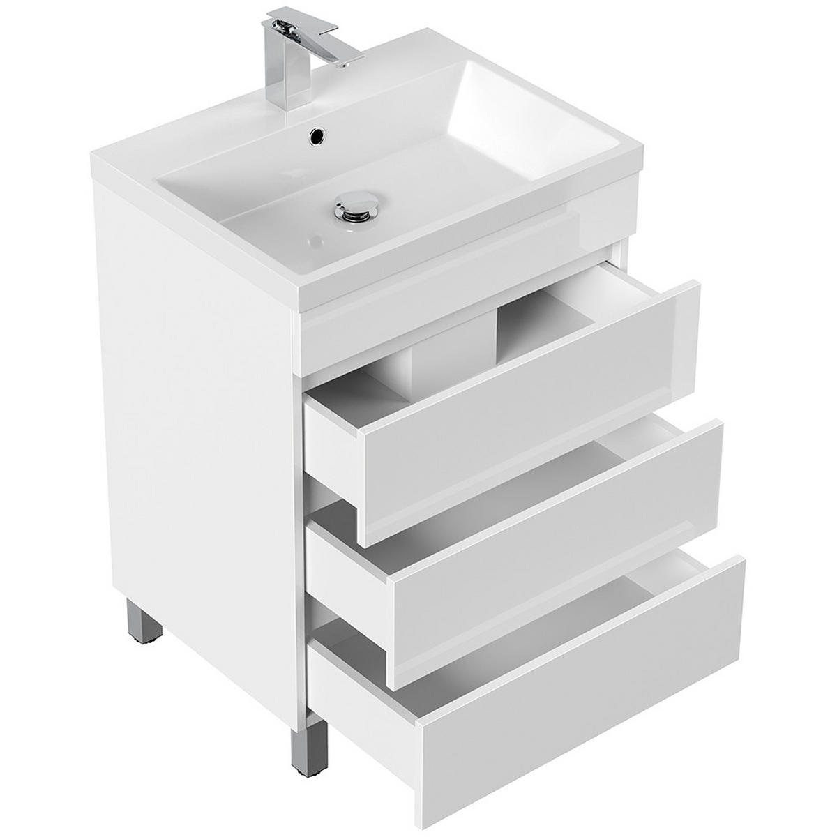 WASCHTISCH Frome-02 - Weiß, Holzwerkstoff (70/84/48cm) - Lomado