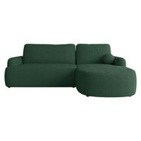 COLTAR Loridu Reiat, Dreapta - verde închis/negru, material plastic/material textil (174/250cm) - MIRJAN24