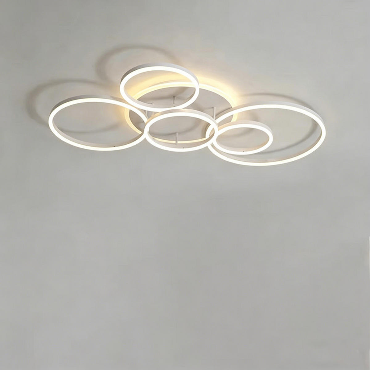 LED-DECKENLEUCHTE Weiß 110x73x15 cm - Weiß, Kunststoff (110/73/15cm) - Coonoor