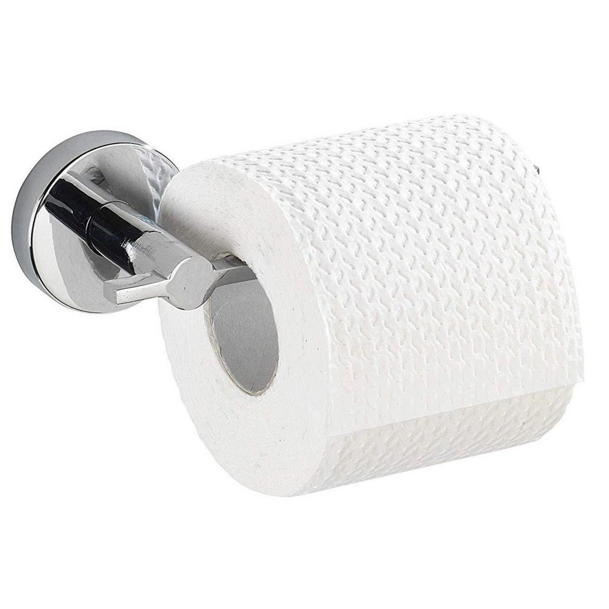 TOILETTENPAPIERROLLENHALTER Capri - Silberfarben, Metall (7/6/15cm)