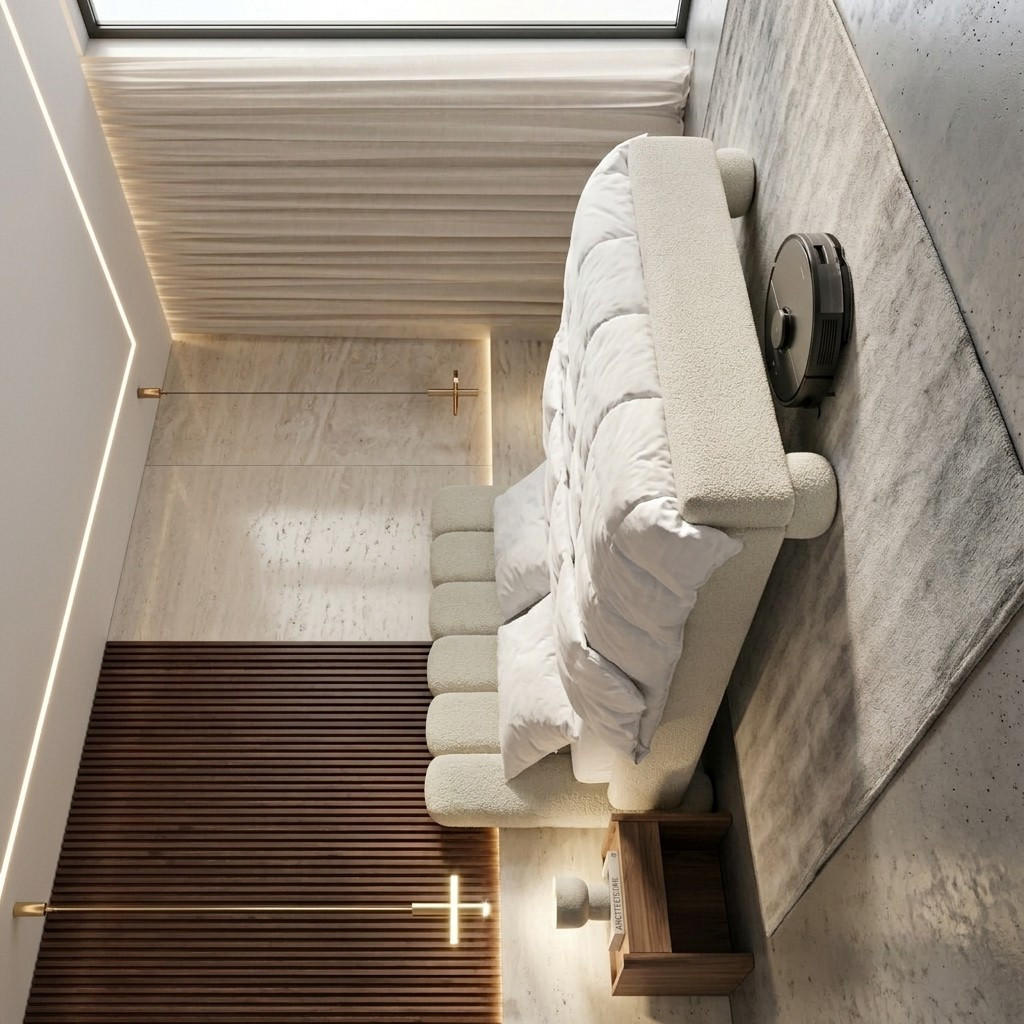 Furnistar Polsterbett Creme 120x200 cm