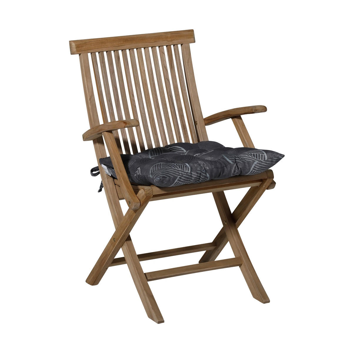 SITZKISSEN Kreis 46/46 cm 4er-Set - Grau, Textil (46/8/46cm) - Madison
