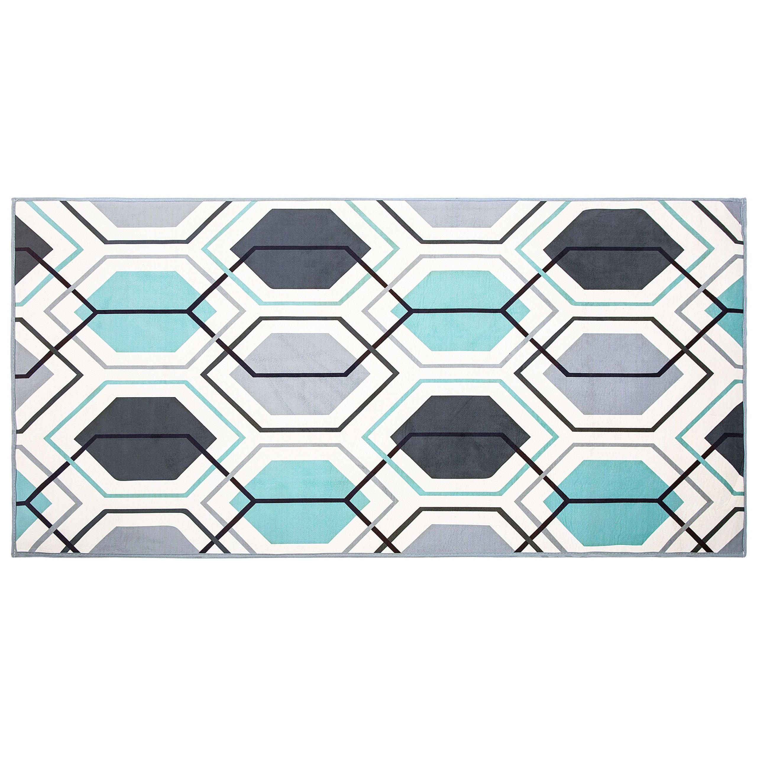 KURZFLOR-TEPPICH Giresun 150/80 cm - Multicolor, Kunststoff (80/150cm) - Beliani