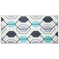 KURZFLOR-TEPPICH Giresun 150/80 cm - Multicolor, Kunststoff (80/150cm) - Beliani