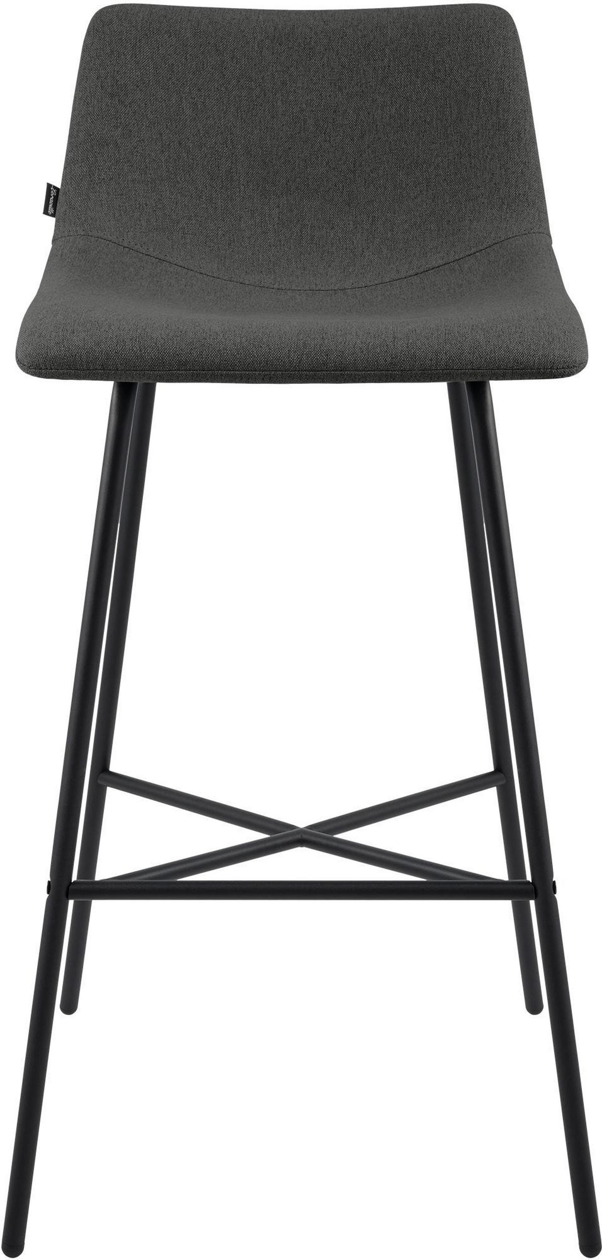 BARHOCKER Altona 98x44x49 cm dunkelgrau - Dunkelgrau, Metall (44/98/49cm) - furnicato
