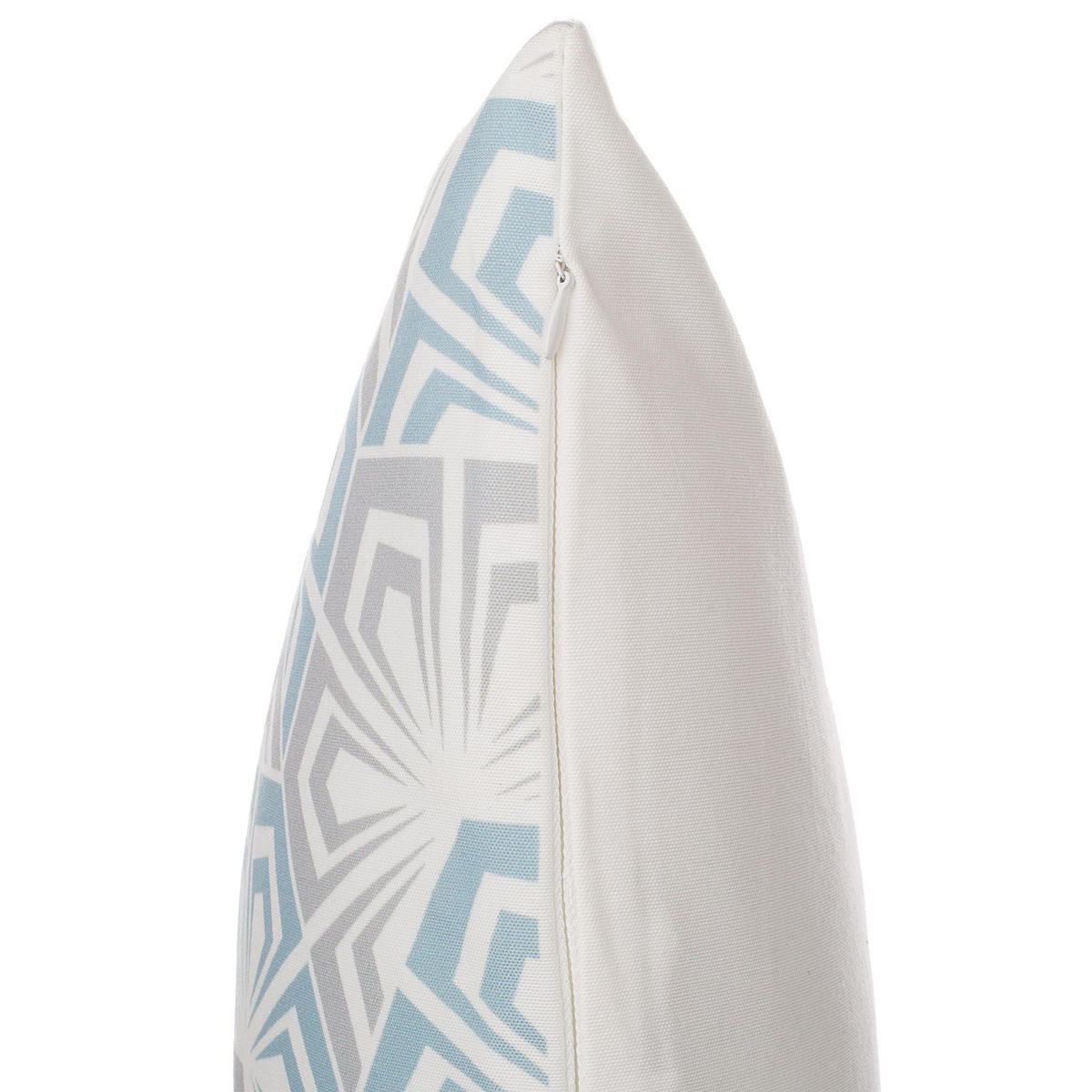 DEKOKISSEN 2er-Set Hellblau 45/45 cm Primrose - Multicolor/Hellblau, Textil (45/45cm) - Beliani