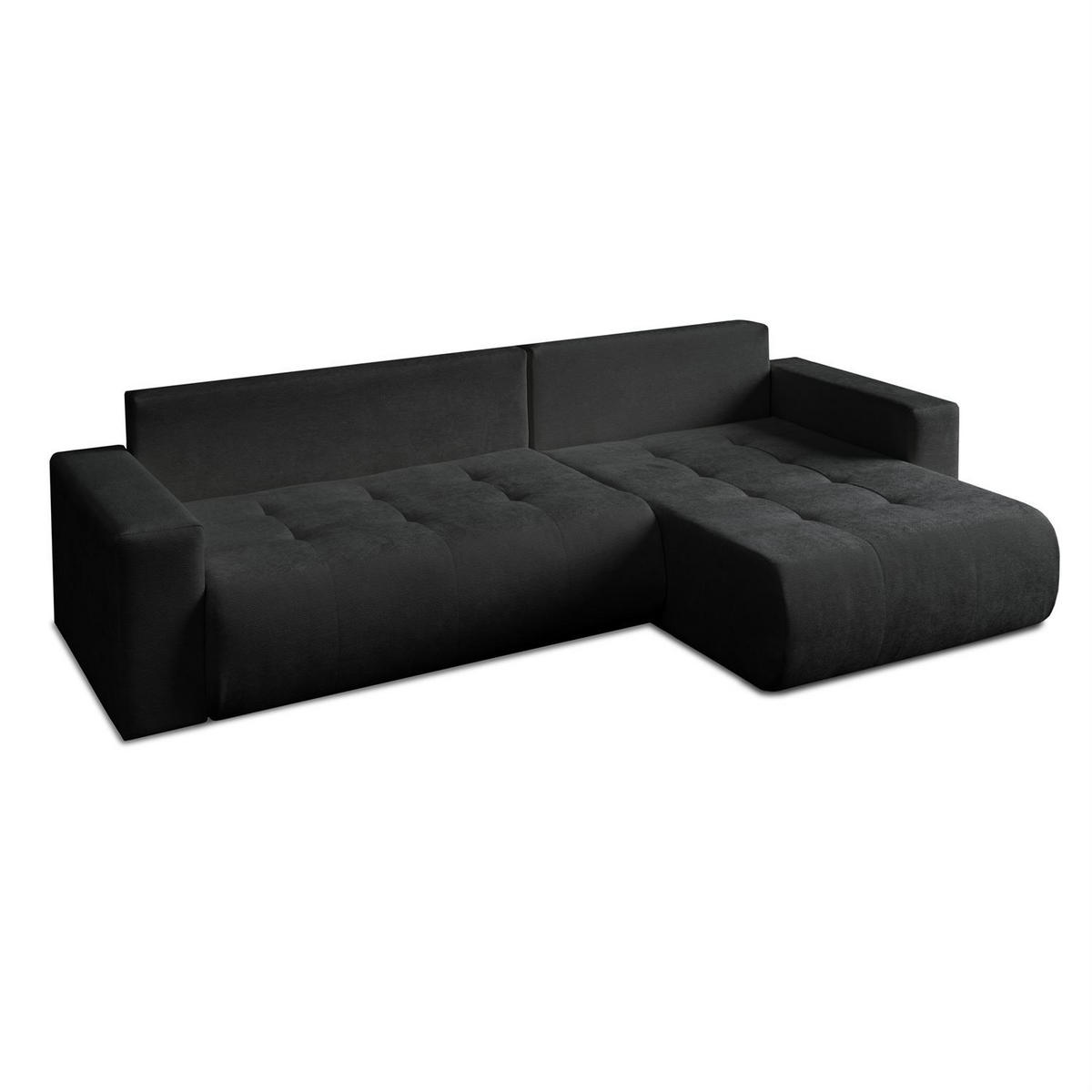 ECKSOFA CLOUD II XL mit Schlaffunktion Vibe 98 - Grau, Textil (280/152cm) - Lookway
